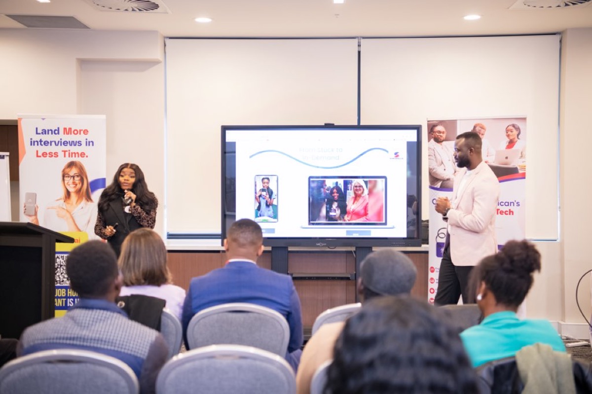 Tayo and Noah together at SyncSkills